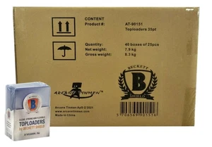 Estuche sellado Beckett Shield (1000) 3x4 35pt cargadores superiores (40 paquetes de 25) - Imagen 1 de 2