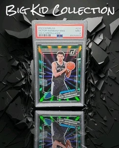 2023-24 Donruss Victor Wembanyama Rc Rated Rookie Green Laser Holo Prizm - Picture 1 of 4