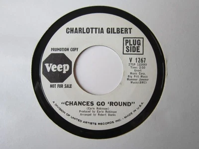 DEEP SOUL Charlottia Gilbert CHANCES GO ROUND Falling In Love VEEP Promo NM - Image 1 of 2