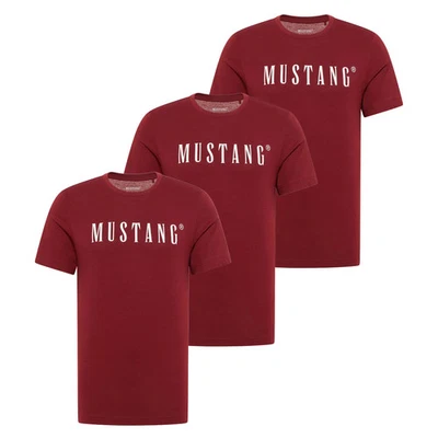 Mustang Men's 3er Pack - Austin, Big Logo, Bio Cotton, Single Jer - Image 1 of 4
