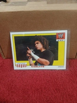 Carlito 2008 WWE Heritage IV Topps Superstar #7 Foto 1 de 2