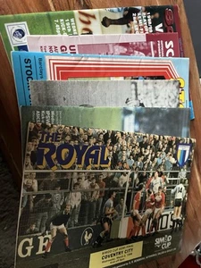 6 x English Play-Off & Obscure Cup Match Football Programmes From 1988-1999 - Picture 1 of 2
