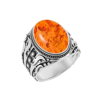 Solid Onyx 925 Sterling Silver Gemtone Multiple Beautiful Men's Unique Jewelry - Image 1 of 4