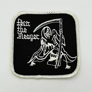 Parche para coser Fear The Reaper - ¡Grim Reaper! Chaleco o chaqueta de motociclista parche de calidad - Imagen 1 de 4