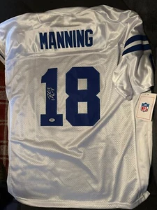 Peyton Manning SIGNIERTES Indianapolis Colts genähtes Trikot PSA authentifiziert XL - Bild 1 von 3