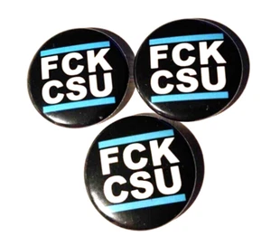 1x FCK CSU Button Freiheit Anti Söder Punk - Photo 1/1