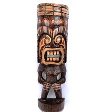 Statuette Tiki 40cm bois massif. Fabrication artis
