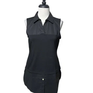 Hinson Wu NWT Michelle Sleeveless Foundation Layer Tunic Black XSmall - Picture 1 of 4