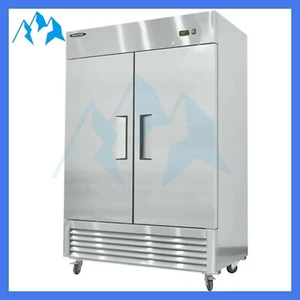 Reach-In Refrigerator Stainless Steel Commercial 2 Door Reach in Upright Cooler - Picture 1 of 3