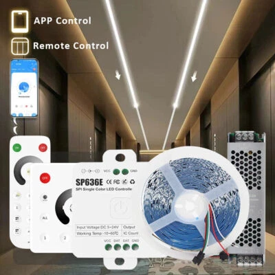 5-20M 24V WS2811 Running Water Flowing Led Strip Light 2835 Horse Race Tape Lamp - Image 1 of 4