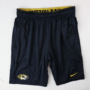 Nike Shorts Missouri Tigers Mens S NCAA Dri Fit Black Gold Mizzou Basketball Gym - Foto 1 di 9