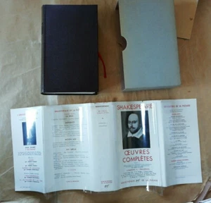 Œuvres Complètes T II SHAKESPEARE Bibliothèque de la Pléiade 1963 - Picture 1 of 4