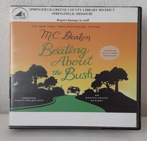 Beating about the Bush- An Agatha Raisin Mystery by M.C. Beaton Audiobook - Picture 1 of 8