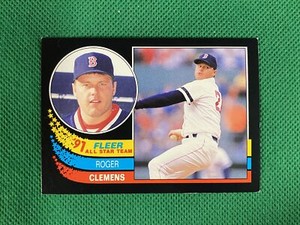 1991 Fleer All-Stars #10 Roger Clemens Boston Red Sox