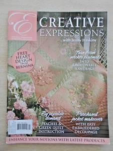 Jenny Haskins~Creative Expressions #22~Machine Embroidery & Quilting~Patterns - Picture 1 of 10