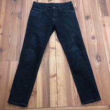 DSTLD Blue Denim Skinny Slim Fit Dark Wash 5 Pocket Jeans Men's Size 32x30