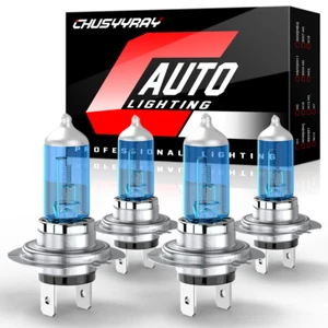 For BMW X3 2004-2016 4PCS 5000K Halogen Headlight Kit High&Low Beam Bulbs H7+ H7 - Picture 1 of 12