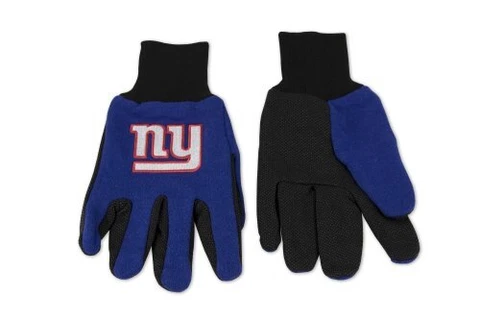 NFL New York Giants Two-Tone Gloves, Blue/Black Cover