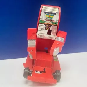 Transformer Gobots figure toy robot Hasbro Takara 1983 Buddy L red car flip BMC2 - Picture 1 of 4