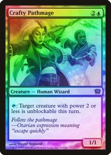 Crafty Pathmage FOIL 9th Edition NM Blue Common MAGIC GATHERING CARD ABUGames