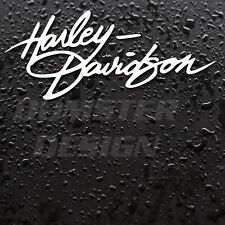 Pegatina Vinilo Harley Davidson Motorcycle -Sticker- Cafe Racer - Camper