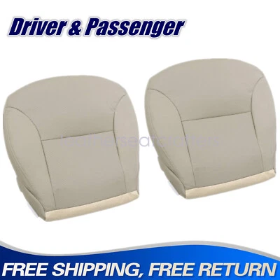 Driver & Passenger Bottom Replacement Seat Cover Tan For 2005 2006 Lexus ES330 Foto 1 de 4