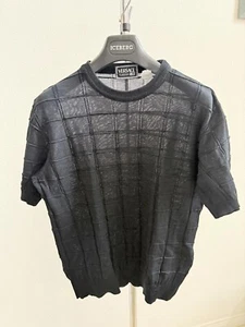 VERSACE Classic V2 Knitted Shirt Black Size M - Picture 1 of 6