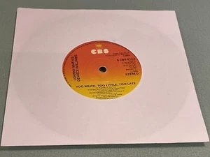 Johnny Mathis & Deniece Williams- Too Much, Too Little, Too Late - 7" Single - Picture 1 of 5