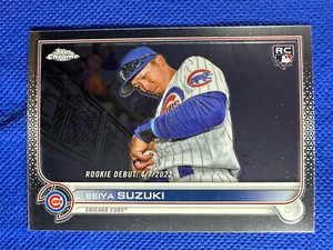 2022 #USC144 Seiya Suzuki Topps Chrome Update Rookie Debut RC Cubs - Picture 1 of 2