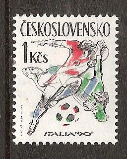 CHECOSLOVAQUIA # 2790 MNH COPA MUNDIAL FÚTBOL ITALIA 1990 Foto 1 de 1