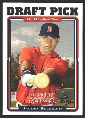 Jacoby Ellsbury #UH317 2005 Topps Updates & Highlights Boston Red SoxRC Rookie - Image 1 of 2
