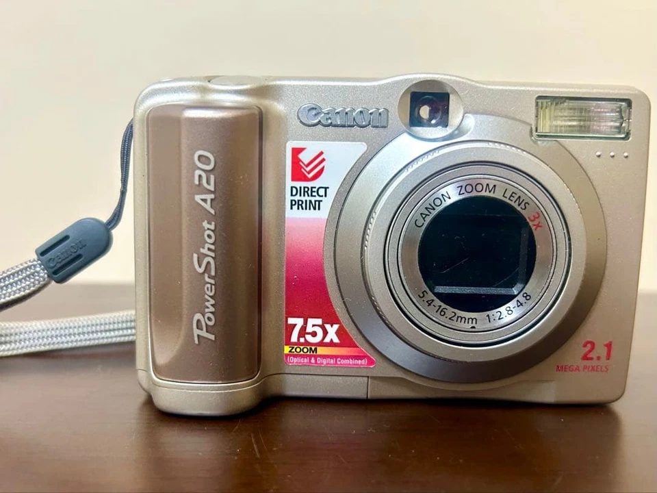Canon PowerShot A20 Digital Camera 2.1MP 7.5x Zoom Tested with Accessories - Image 1 of 4