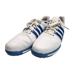 Zapatos de golf Adidas Tour 360 Boost para hombre talla 13 blancos con detalles azules - Imagen 1 de 18