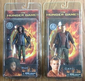 The Hunger Games Cato & Rue 6" Action Figures 2012 Neca SEALED