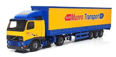 Tekno 1/50 Scale Nr. 65 Volvo FH12 Truck & Trailer Munro Trans Ltd - Yellow/Blue - Image 1 of 4
