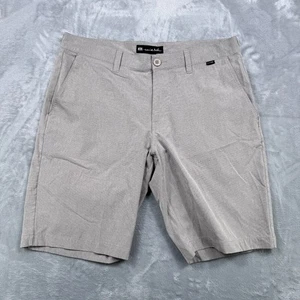 Pantalones Cortos Peter Millar Para Hombre 34 Gris Golf Elastizados Rendimiento Chino - Imagen 1 de 9
