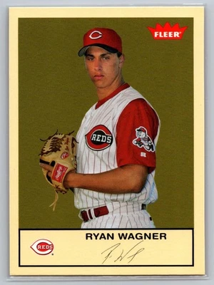 Tarjeta de béisbol Fleer Tradition 2005 - Ryan Wagner #210 Cincinnati Reds MLB Foto 1 de 2