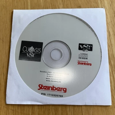 Original Cubasis VST Steinberg Audio Software 1999 Very Rare Vintage! Disc Only! - Image 1 of 3