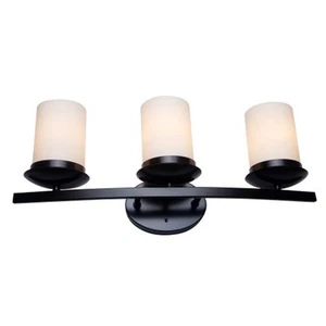 Yosemite Home Decor Columbia Rock Oil Rubbed Bronze Three-light Vanity - Picture 1 of 1