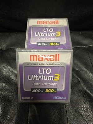 Lote de 3 - Maxwell LTO Ultrium 4 Cartuchos de Fecha 800GB 1.6TB - Nuevo Precintado Foto 1 de 2