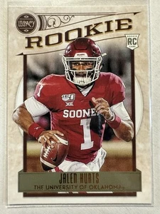 2020 Panini Legacy Jalen Hurts #142 RC Rookie Eagles Oklahoma Sooners - Picture 1 of 2