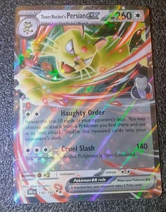 Team Rocket's Persian ex Holo 150/182 SV10 Destined Rivals | Ultra Rare Pokémon - Picture 1 of 2