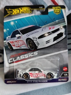 HOT WHEELS - Nissan Skyline Gt-r R32 Pandem 1/64 Modern Classics Premium Car  - Imagen 1 de 4