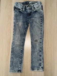 Polo Ralph Lauren Authentic Dungarees Distressed Super Skinny Jeans Toddler 4t - Picture 1 of 10