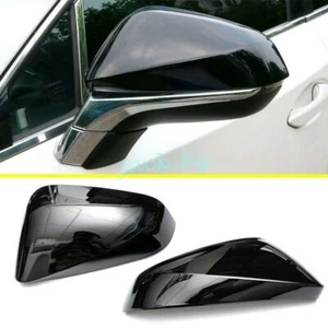 For Lexus NX 250 350h 450h 2022 Glossy Black Rear View Side Door Mirror Covers - Picture 1 of 5
