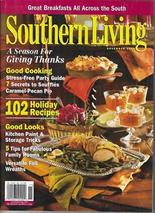 Southern Living Magazine Nov 2005 Recipes Cooking Holiday Pork Loin Apple Pie - Picture 1 of 2