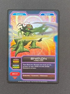 HOLO DM-117 Snimon Digimon CCG Card Hybrid Warriors Foil 1st Edition 2004 - Picture 1 of 10