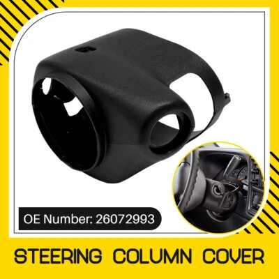 Cubierta de columna de dirección superior e inferior cubierta para GMC Sierra 1500 1999-2000 negra Foto 1 de 4