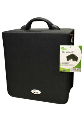 1 x NEO MEDIA NYLON 400 CAPACITY CD DVD DISC STORAGE HOLDER CASE - Image 1 of 3