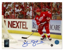 Brendan Shanahan Detroit Red Wings Signed Cup Finals 8x10 Photo